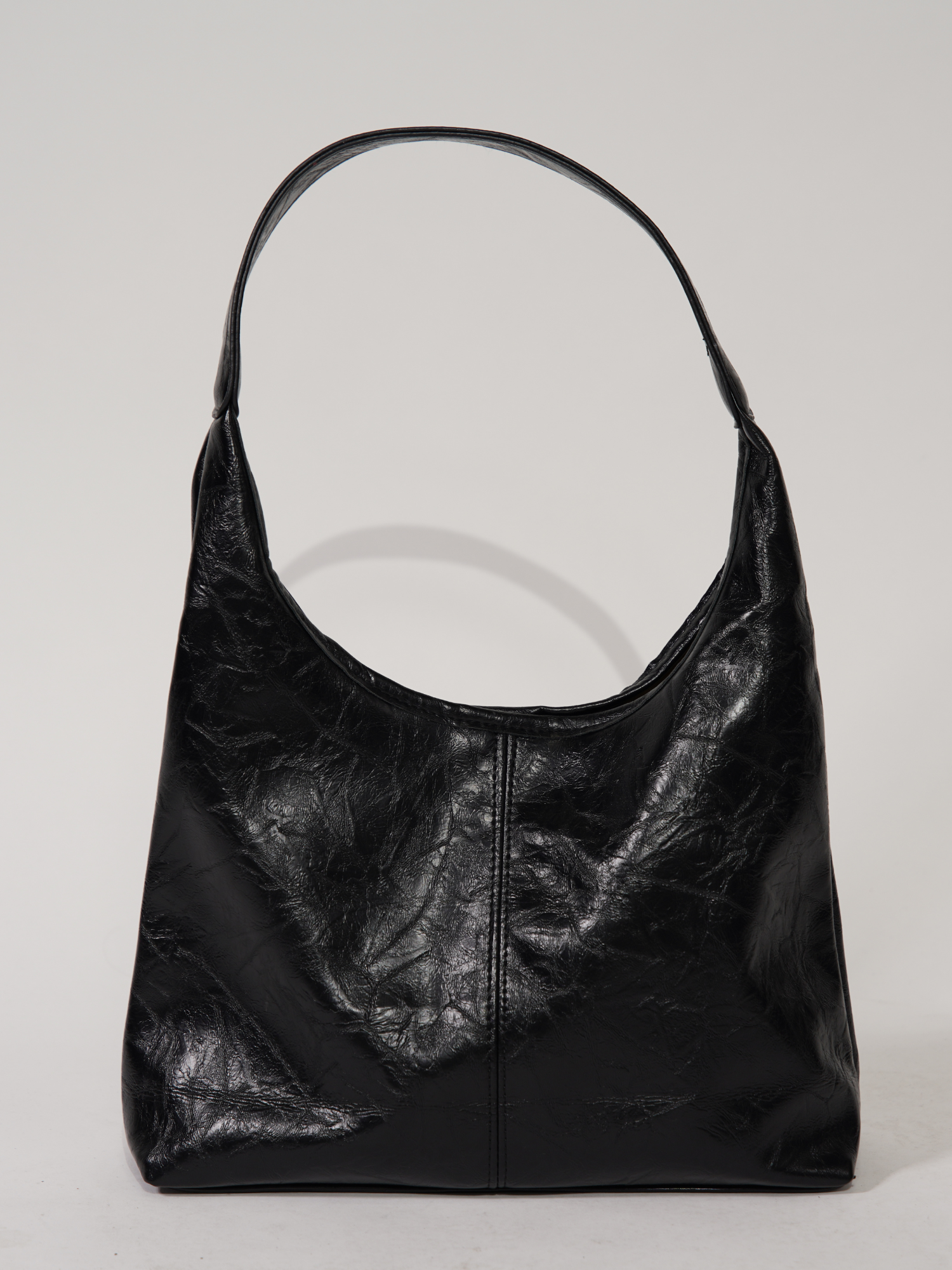 Retro-Style Distressed Leather Tote Bag