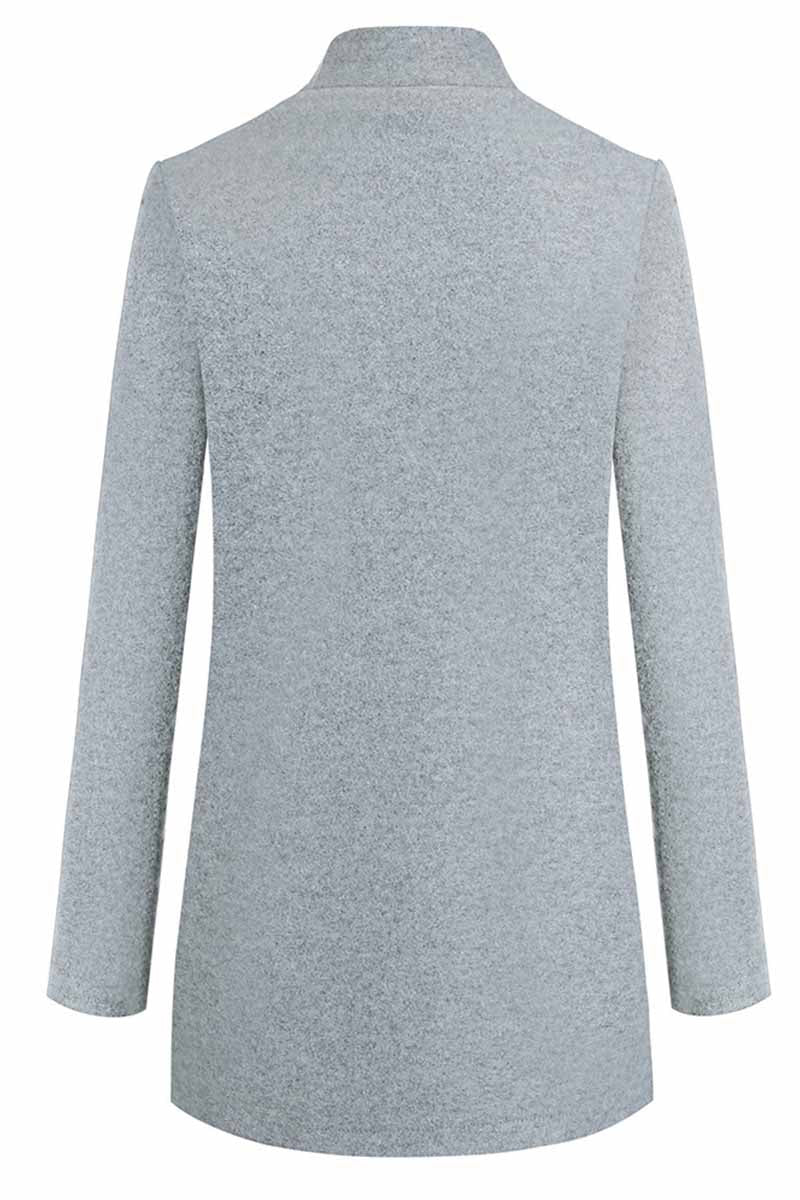 Stylish Stand-Up Collar Jacket