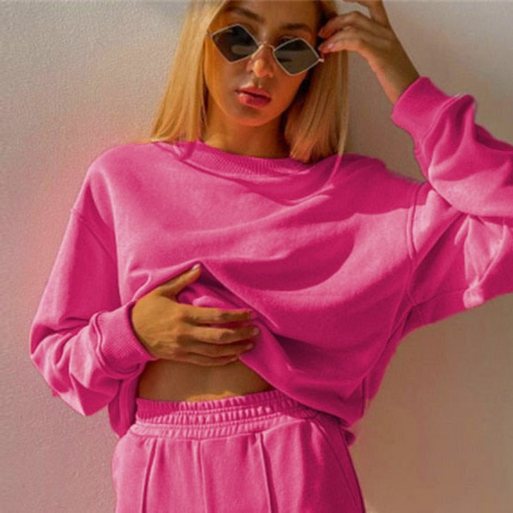 Women's Two-Piece Activewear Jogging Ensemble