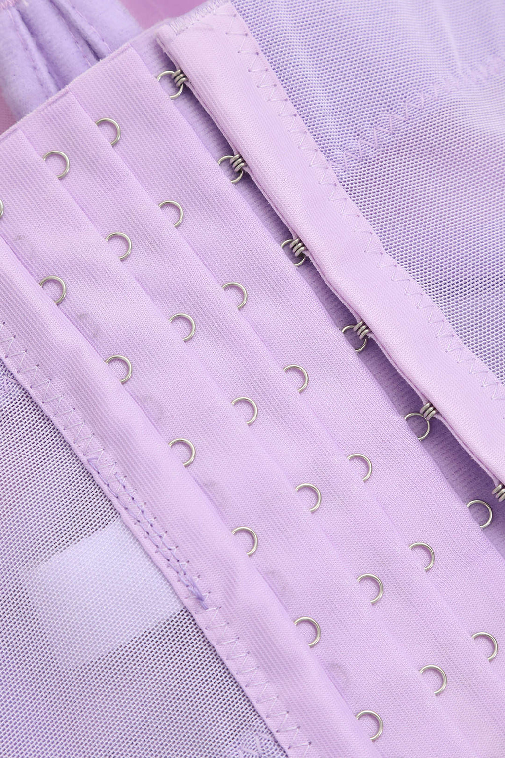 Underwire Mesh Bustier Blouse