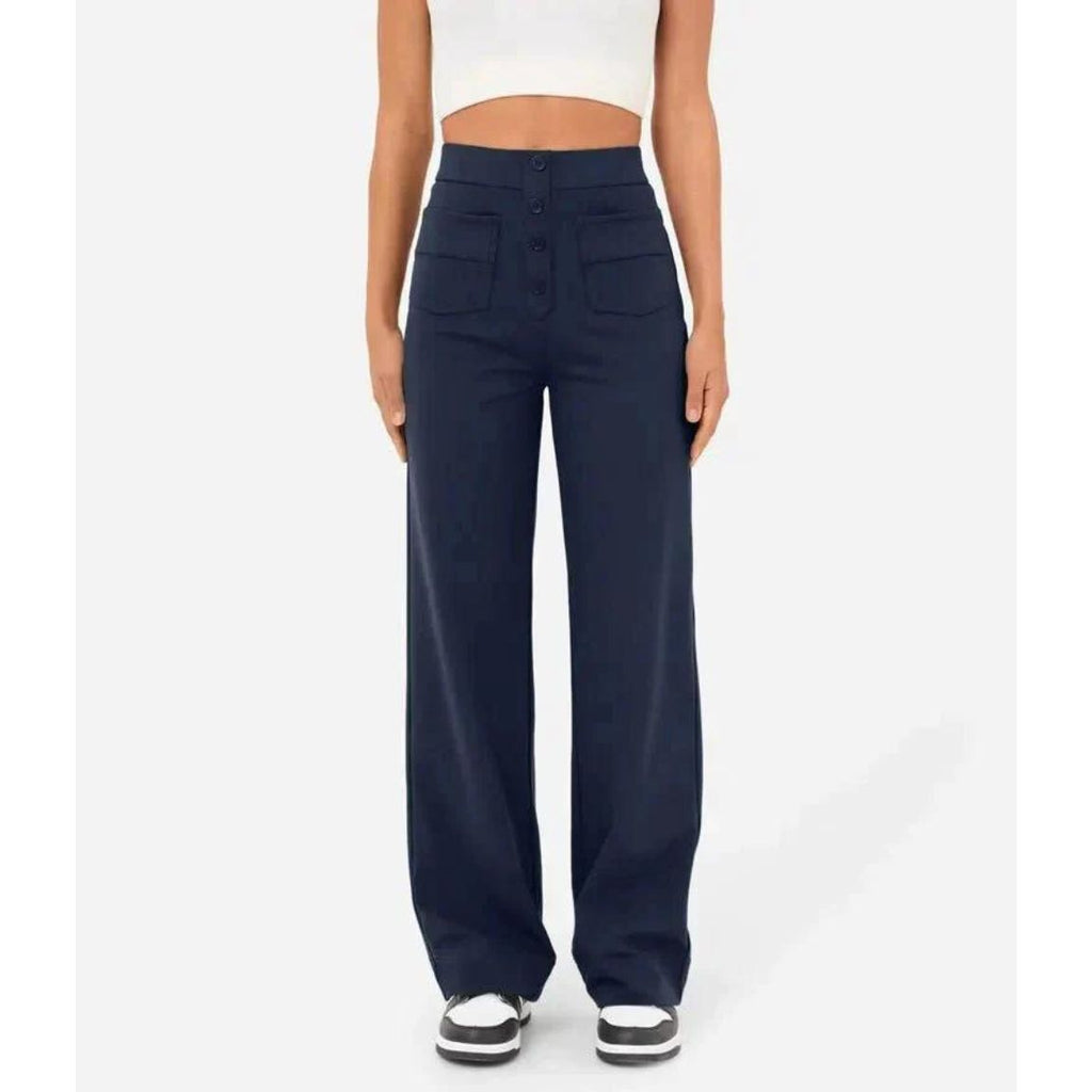 Versatile High-Waisted Stretch Pants