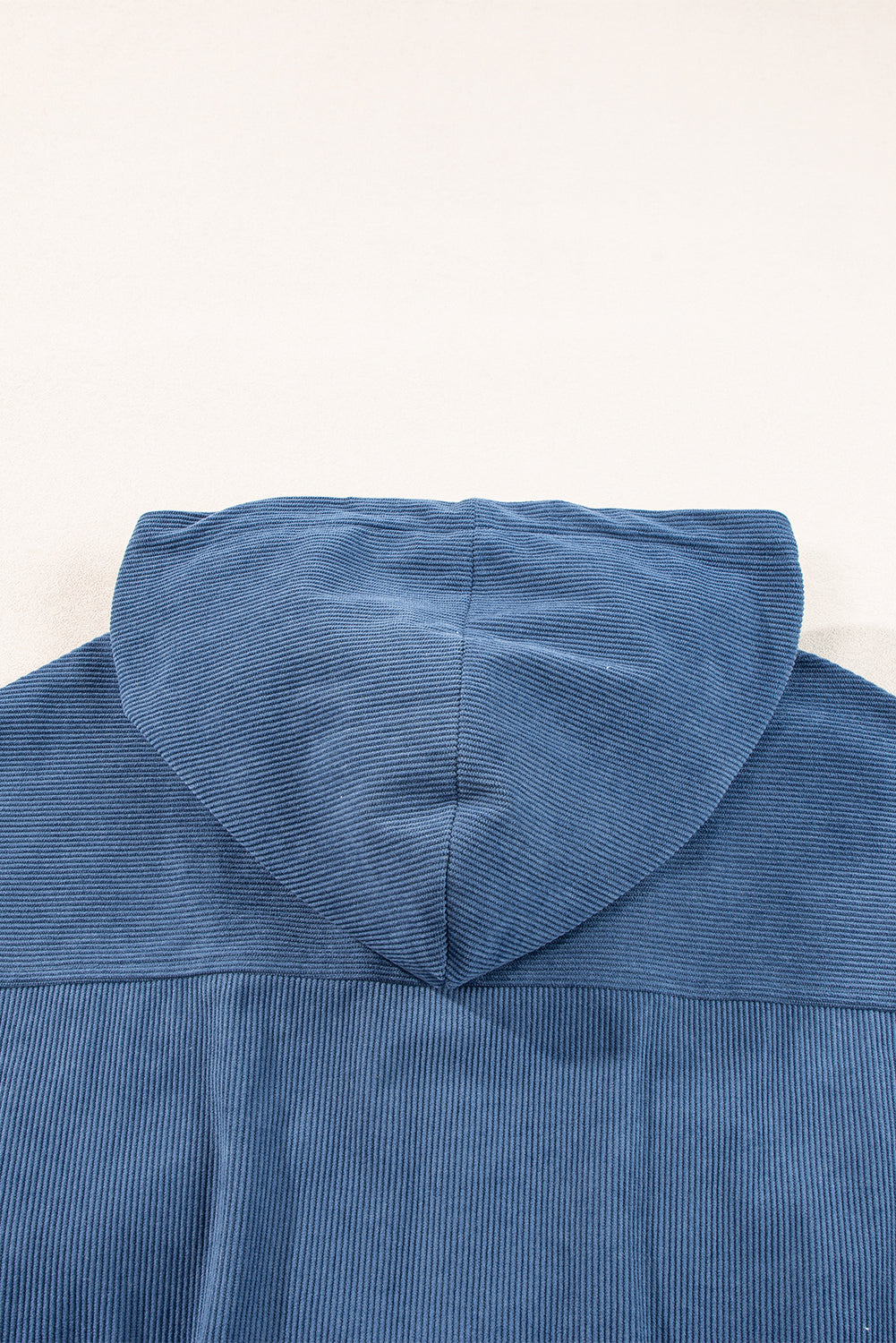 Teal Hooded Zip Jacket with Adjustable Drawstring