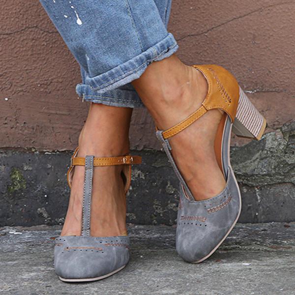 Stylish Vintage-Inspired Women's Heels